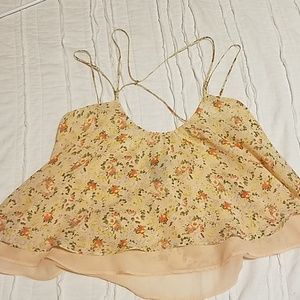Flowy crop top